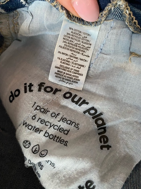 Hi-Rise Sliychy Tie-Waist Women's Jeans - Picture 7 of 8